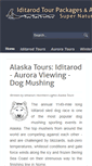 Mobile Screenshot of iditarodalaska.net